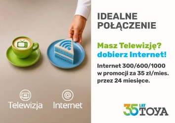 Idealne połączenie - masz Telewizję? Dobierz Internet!