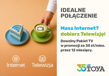 Idealne połączenie - masz Internet? Dobierz Telewizję!